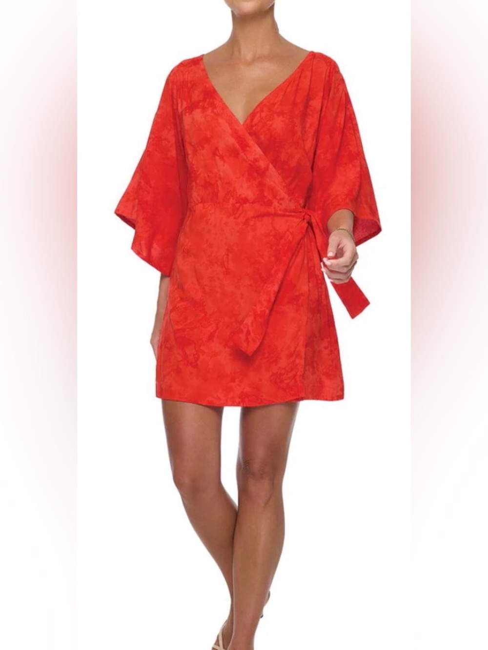 Kush Palma Kimono Mini Wrap Dress size Small NWT